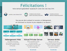 Tablet Screenshot of gerardmer-vacances.fr